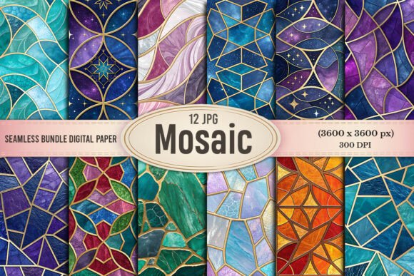Download Luxury Stained Glass Mosaic Patterns - Patterns Collection